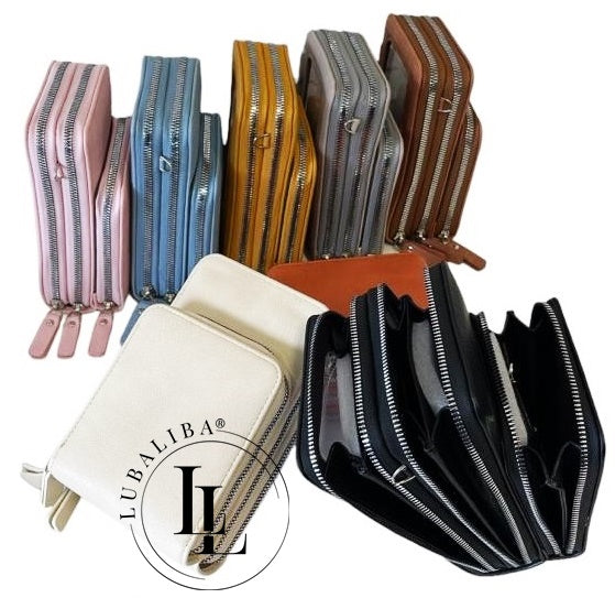 Touchscreen Portemonnaie Handytasche 3 in 1 - in 10 Farben