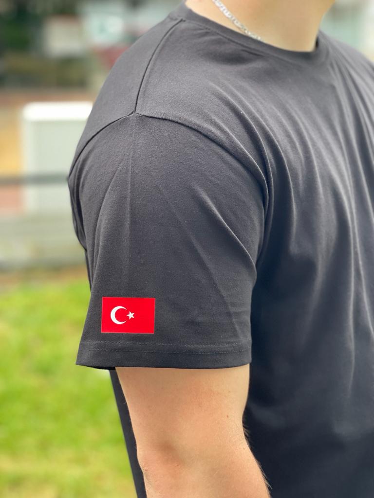 UNISEX T-SHIRT Schwarz Türkei Provinzen