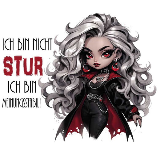MOTIV GOTH GIRL / ICH BIN NICHT STUR!   ArtNr.: SS