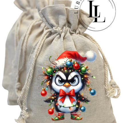 Sac en jute Sac en jute "Christmas Pingu" Réf.: WAA
