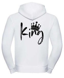 KING UNISEX HOODIE WEISS