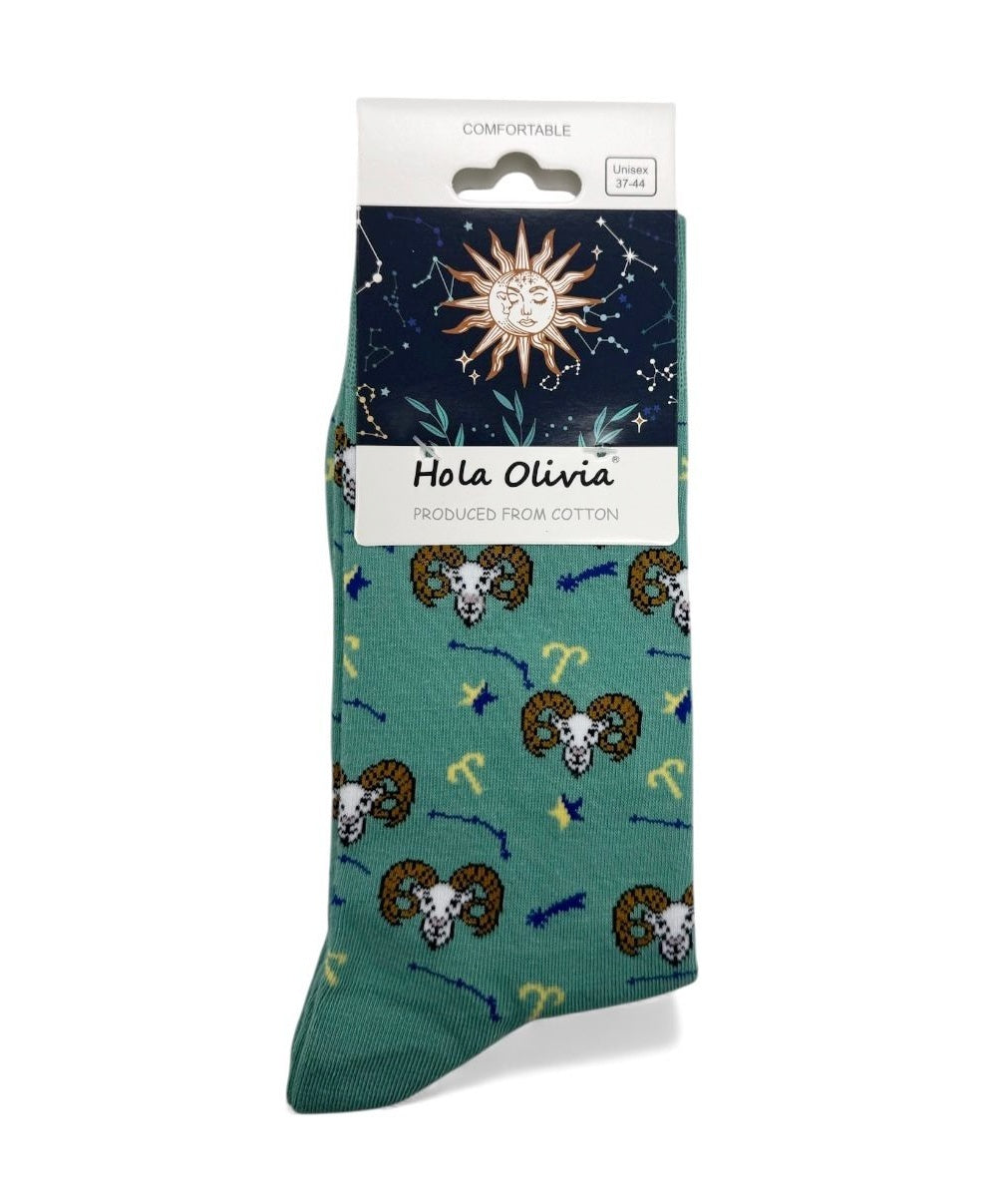 Socken - Weihnachtssocken - Sternzeichensocken - Unisex (Gr. 36-43)