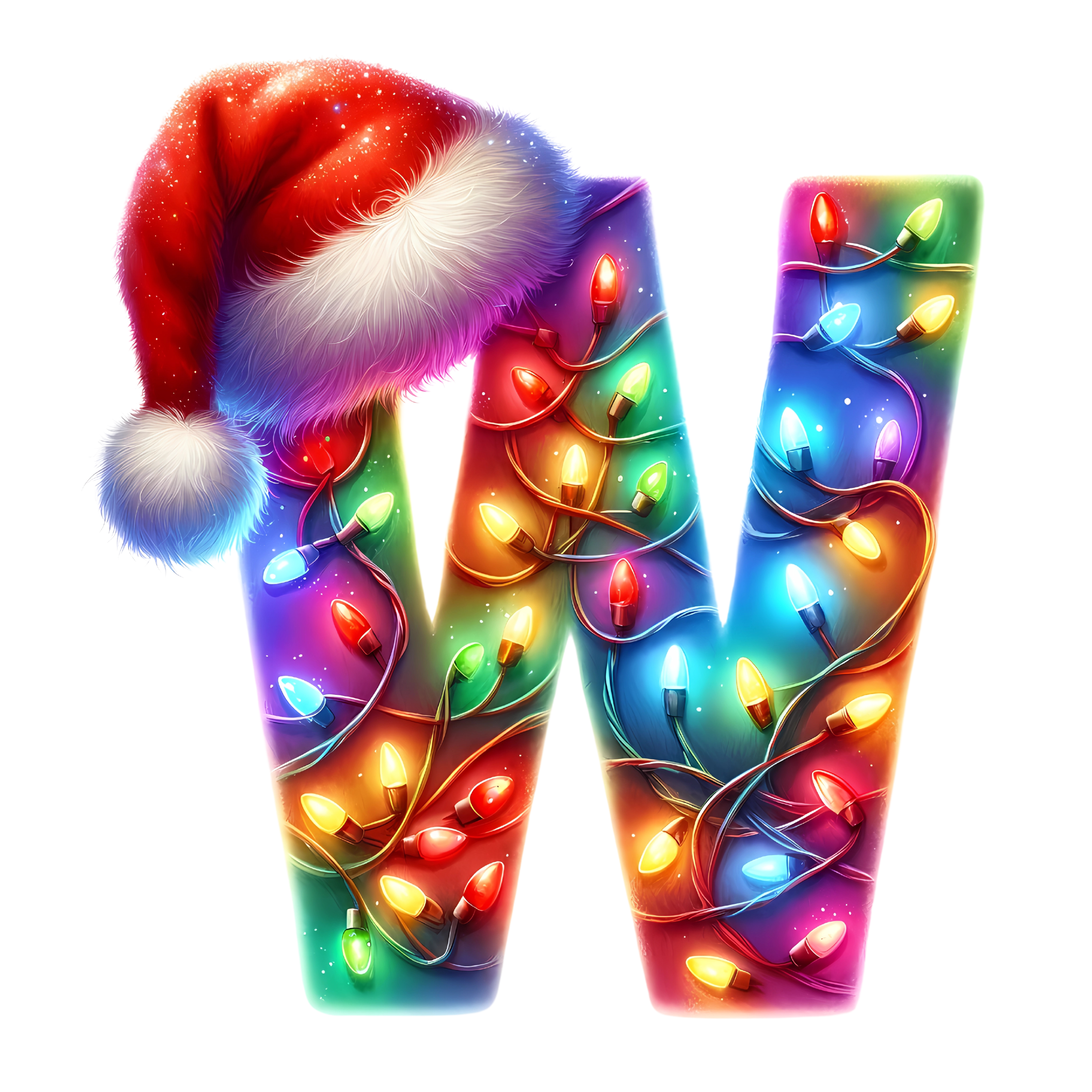 Motive " Christmas  BUCHSTABEN Grün " Buchstaben Auswahl für Druck