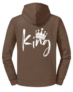 KING UNISEX HOODIE BRAUN