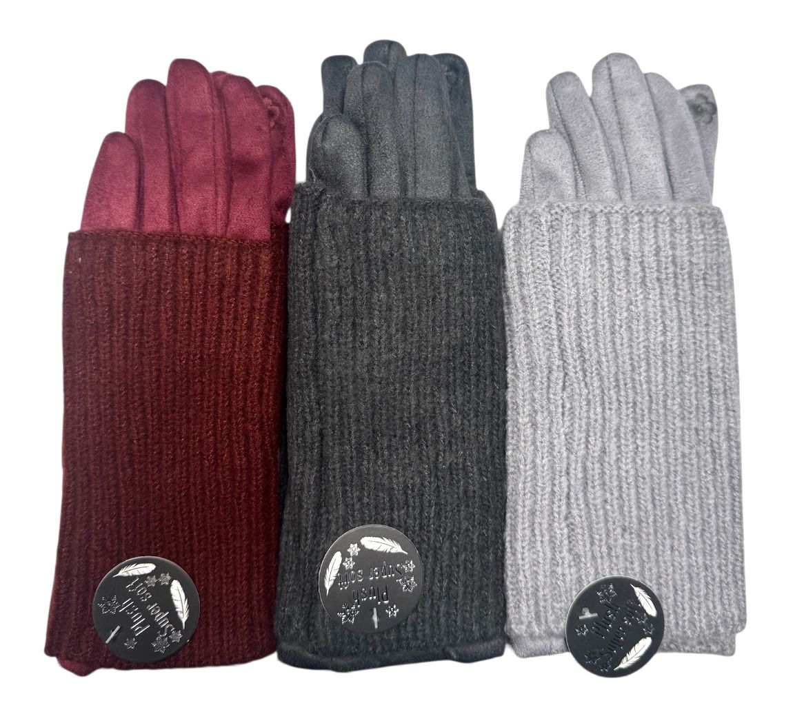 2-in-1 Stulpen Winterhandschuhe  - Farbwahl