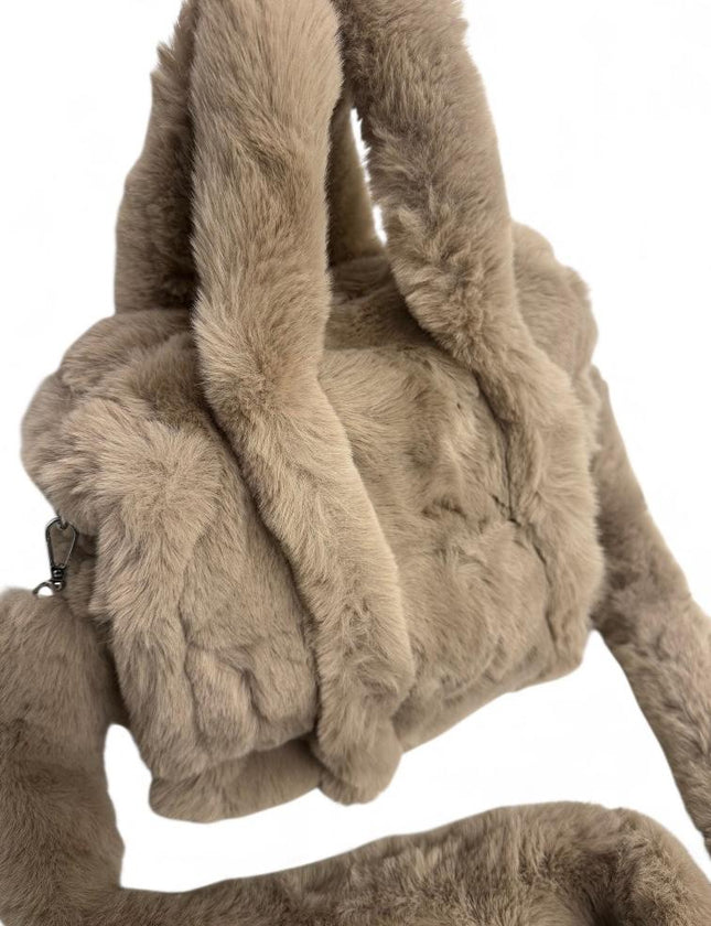 Plüsch Handtasche Fluffy - Farbwahl