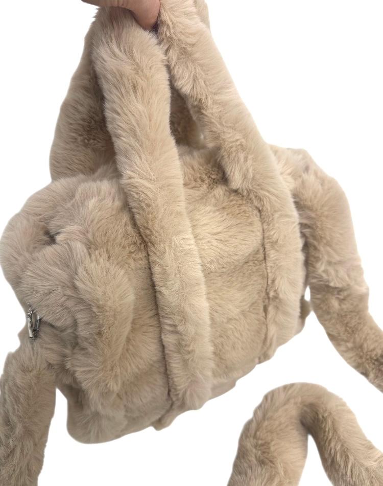 Plüsch Handtasche Fluffy - Farbwahl