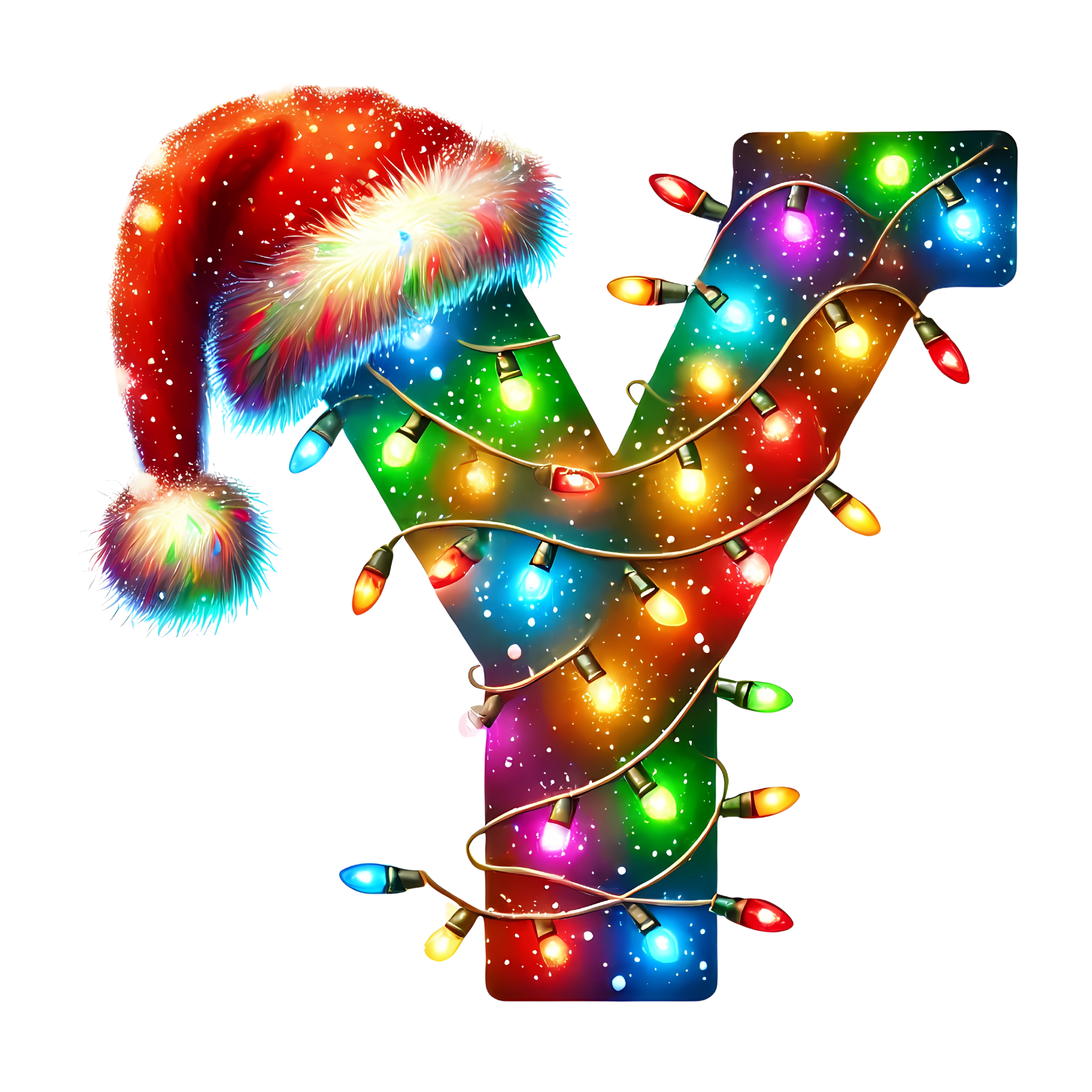 Motive " Christmas  BUCHSTABEN Grün " Buchstaben Auswahl für Druck