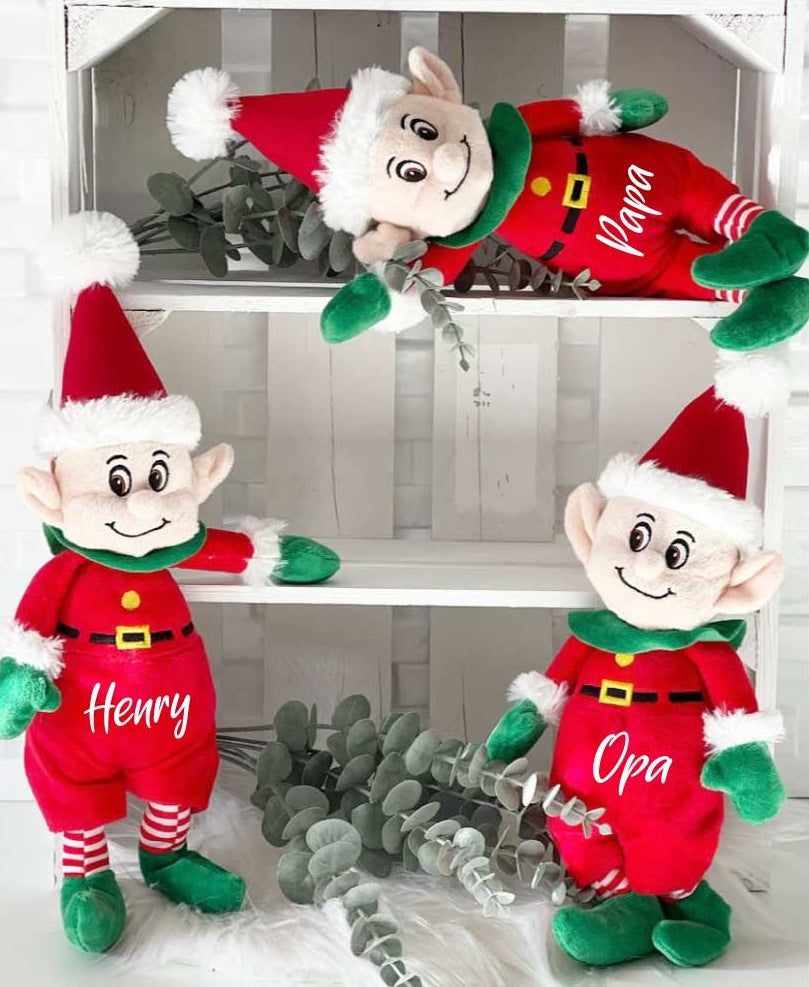 Weihnachtself Dekoelf personalisierbar