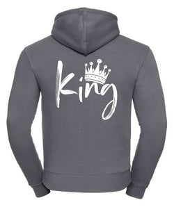 KING UNISEX HOODIE GRAU