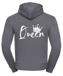 QUEEN UNISEX HOODIE GRAU