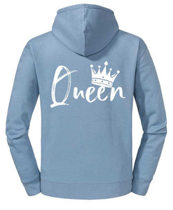 QUEEN UNISEX HOODIE PASTELLBLAU