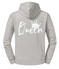 QUEEN UNISEX HOODIE HELLGRAU