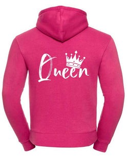 QUEEN UNISEX HOODIE PINK