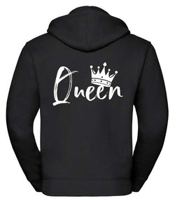 QUEEN UNISEX HOODIE SCHWARZ