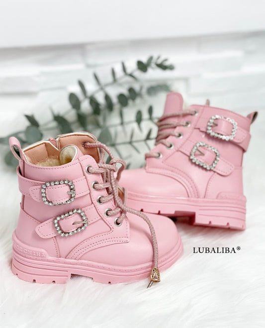Winter Girls/Glitter/Rosa Kinderschuhe Boots gefüttert