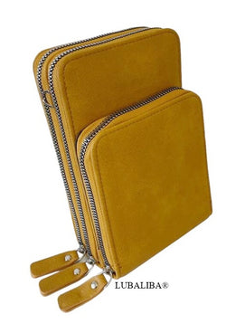 Étui portefeuille pour téléphone portable à écran tactile 3 en 1 - en 10 couleurs