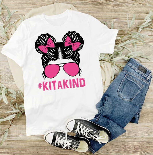 T-Shirt # KITAKIND Girl/Pink