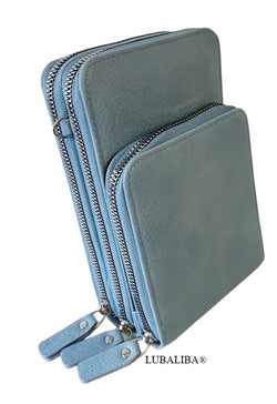 Étui portefeuille pour téléphone portable à écran tactile 3 en 1 - en 10 couleurs
