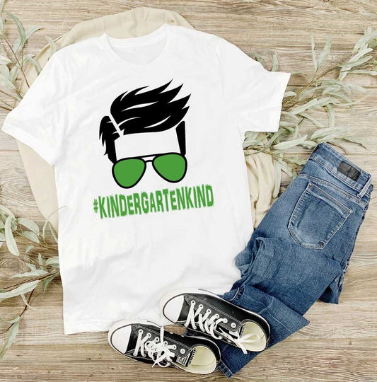 T-Shirt # KINDERGARTENKIND Junge/Grün