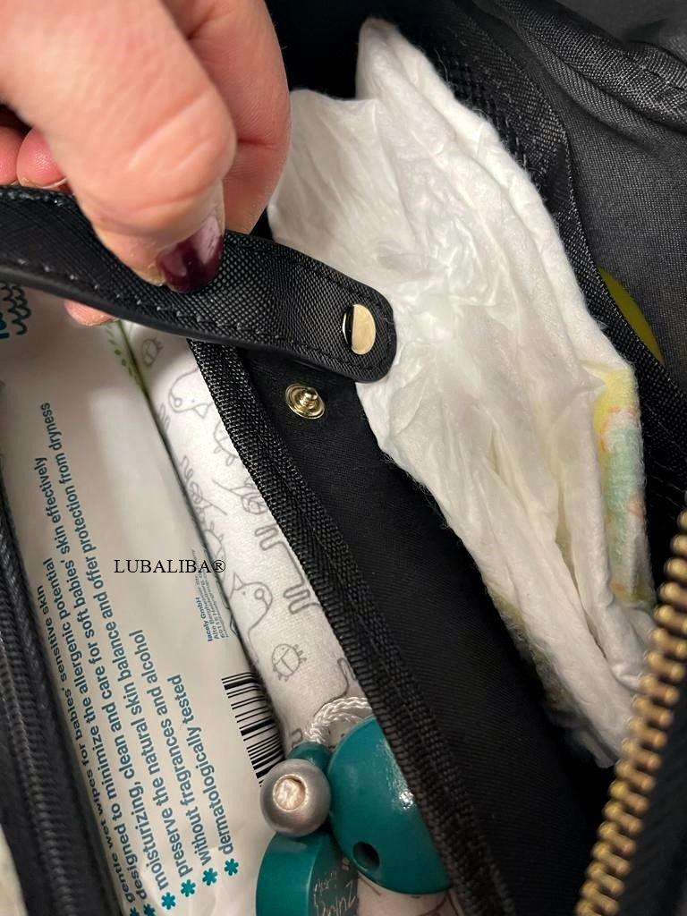 POCHETTE / SAC WRAP ORIGINAL LUBALIBA® NOIR/OR