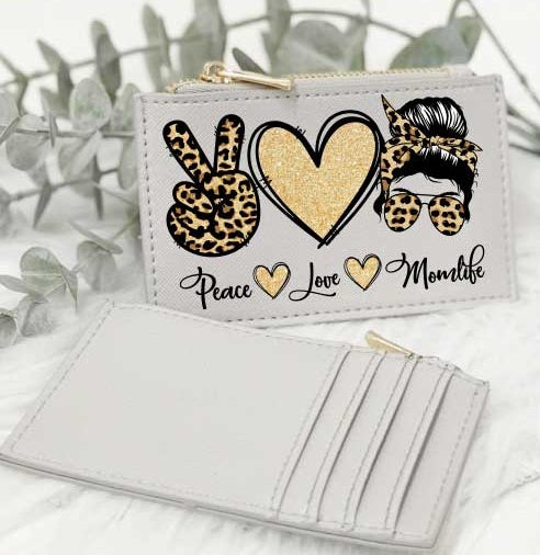 Kartenetui PEACE♥LOVE♥MOMLIFE