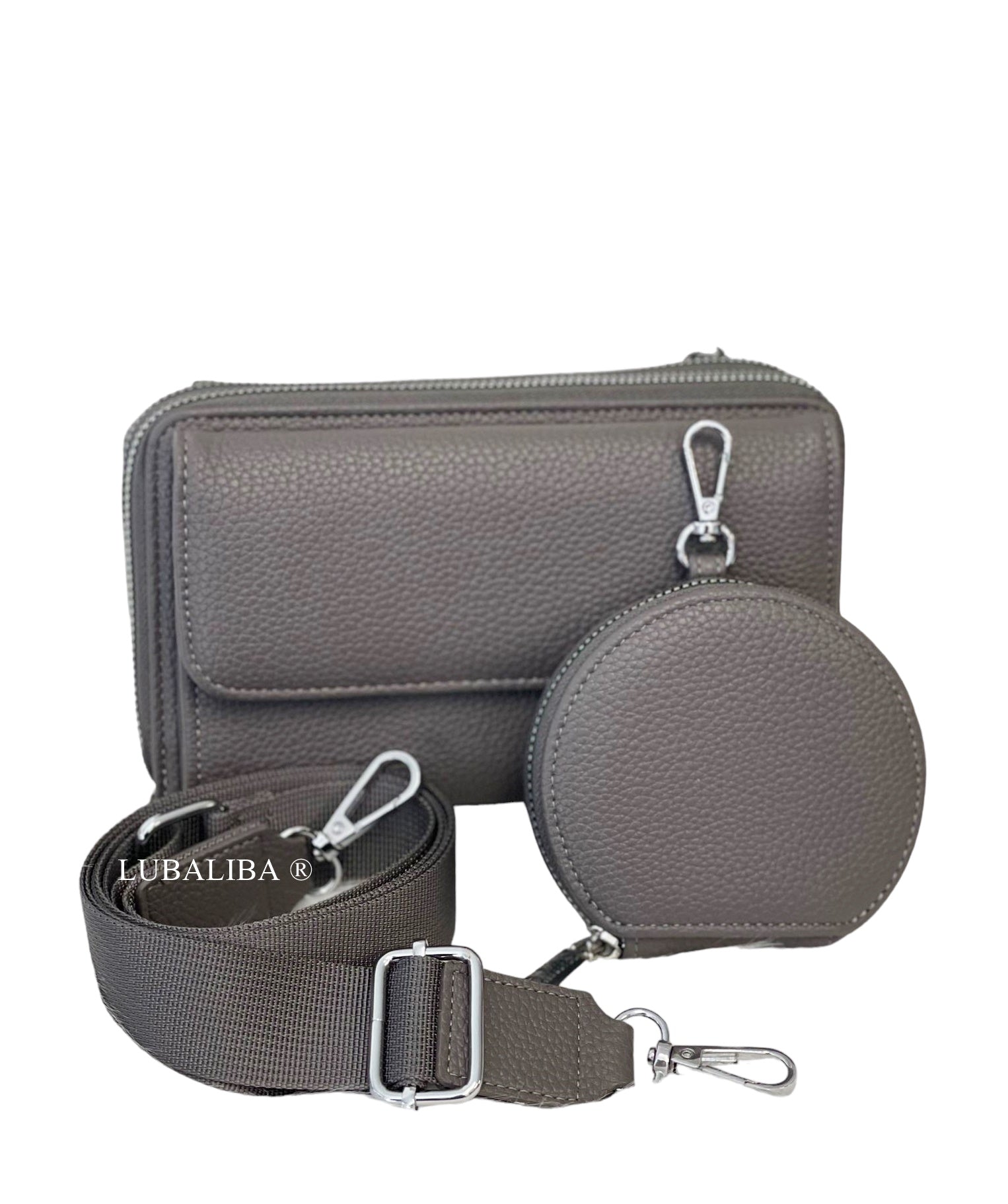 PERMA- SERIES Stylische Handytasche Portemonnaie 3 in 1 Umhängetasche in 19 Farben