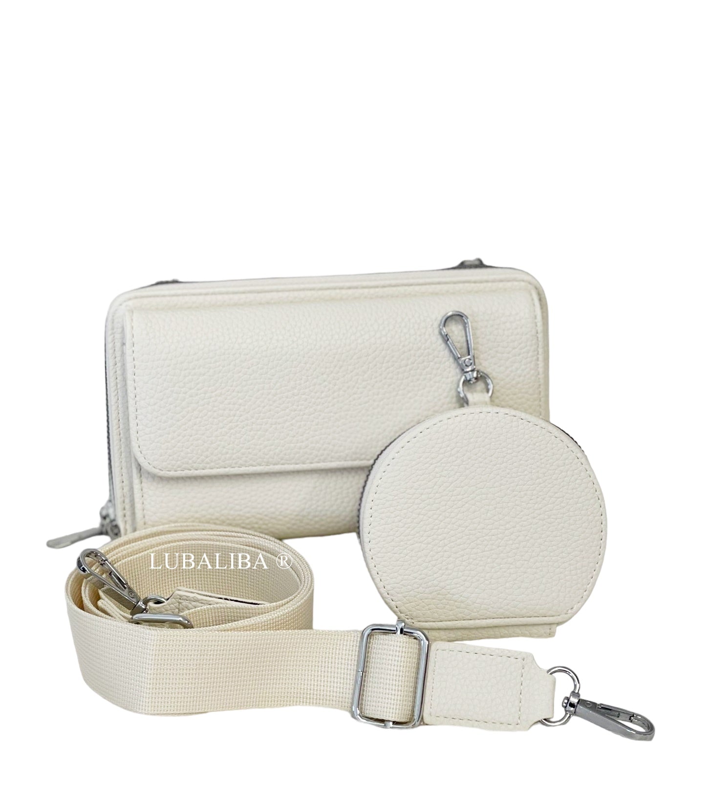 PERMA- SERIES Stylische Handytasche Portemonnaie 3 in 1 Umhängetasche in 19 Farben